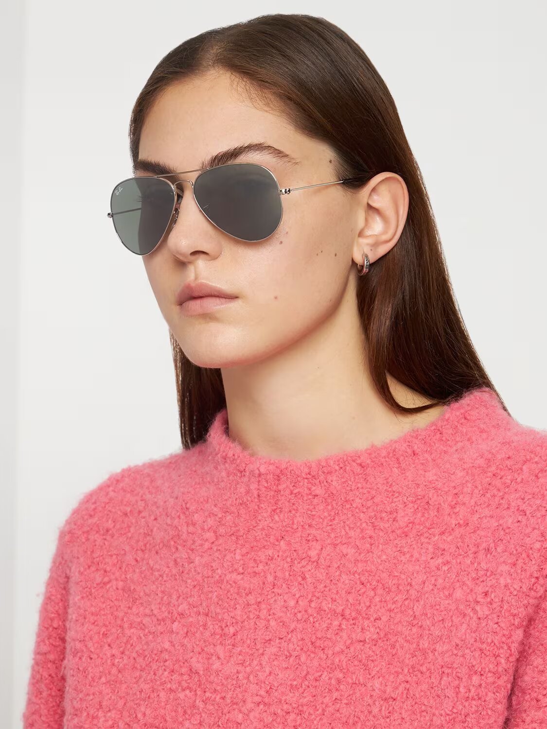 Gray aviator sunglasses Ray-Ban