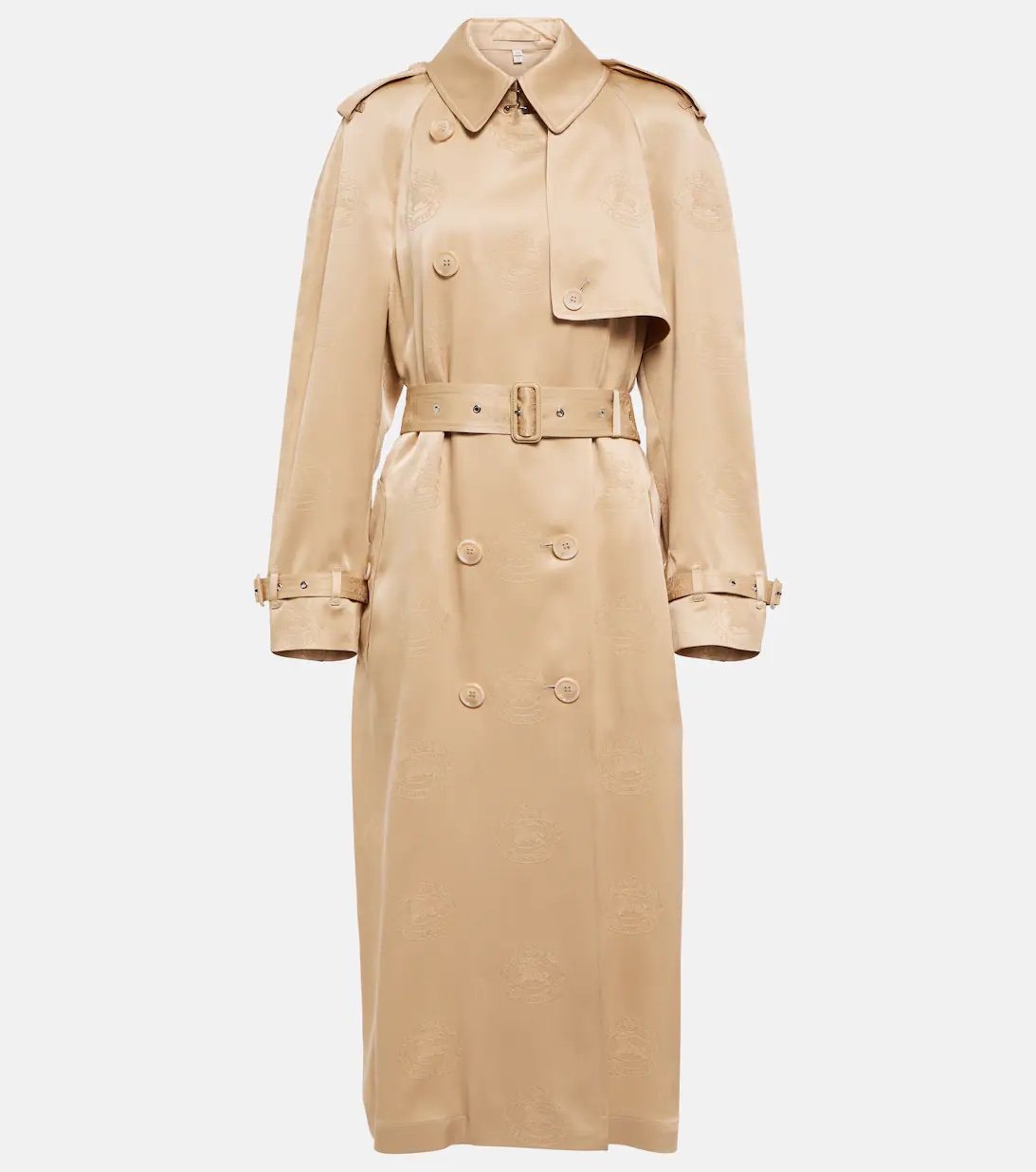 Silk trench coat Burberry women