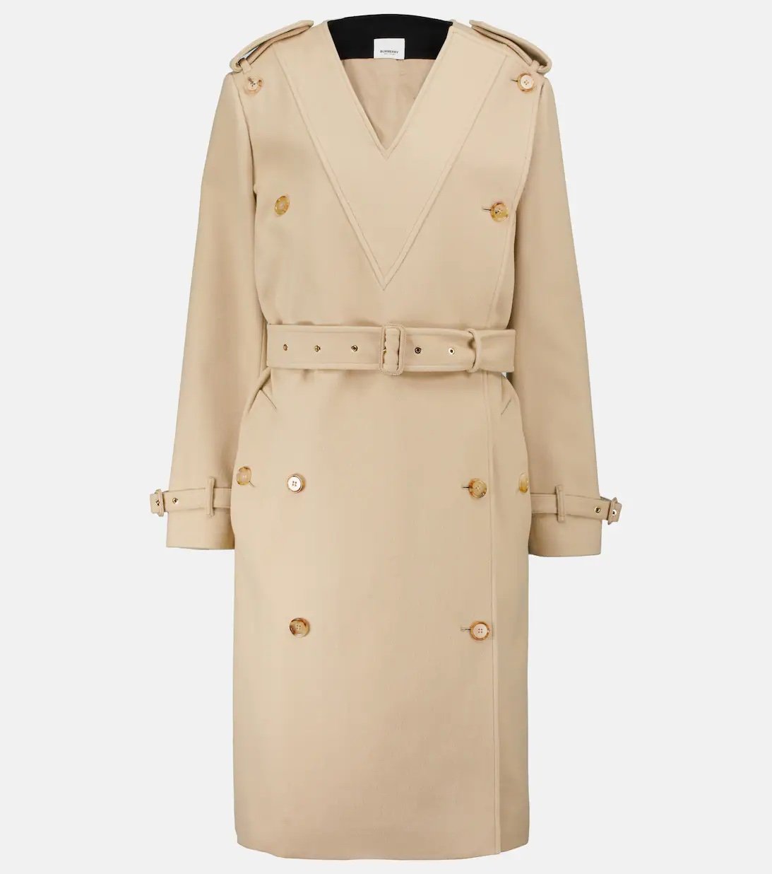 Burberry cashmere and wool trench