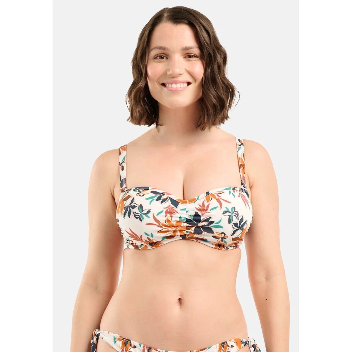 Colorful leaf print swimsuit Sans Complexe