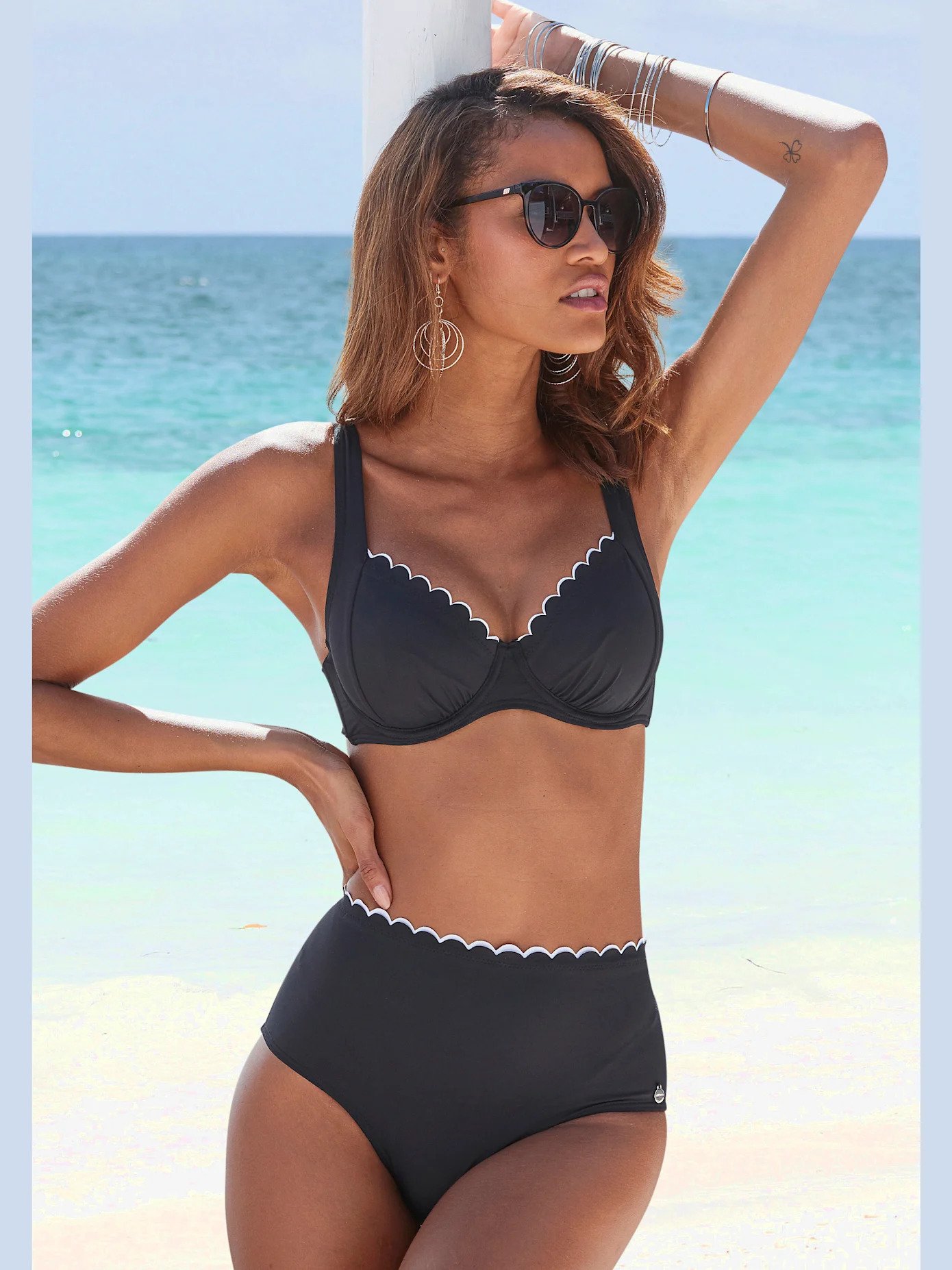 High-Waisted Swimsuit Lascana