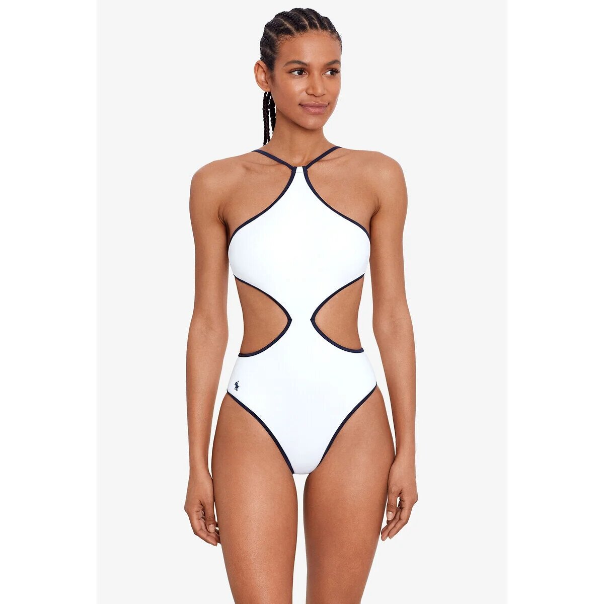 One-Piece Swimsuit White Polo Ralph Lauren