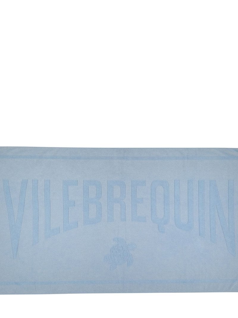 Jacquard towel with logo