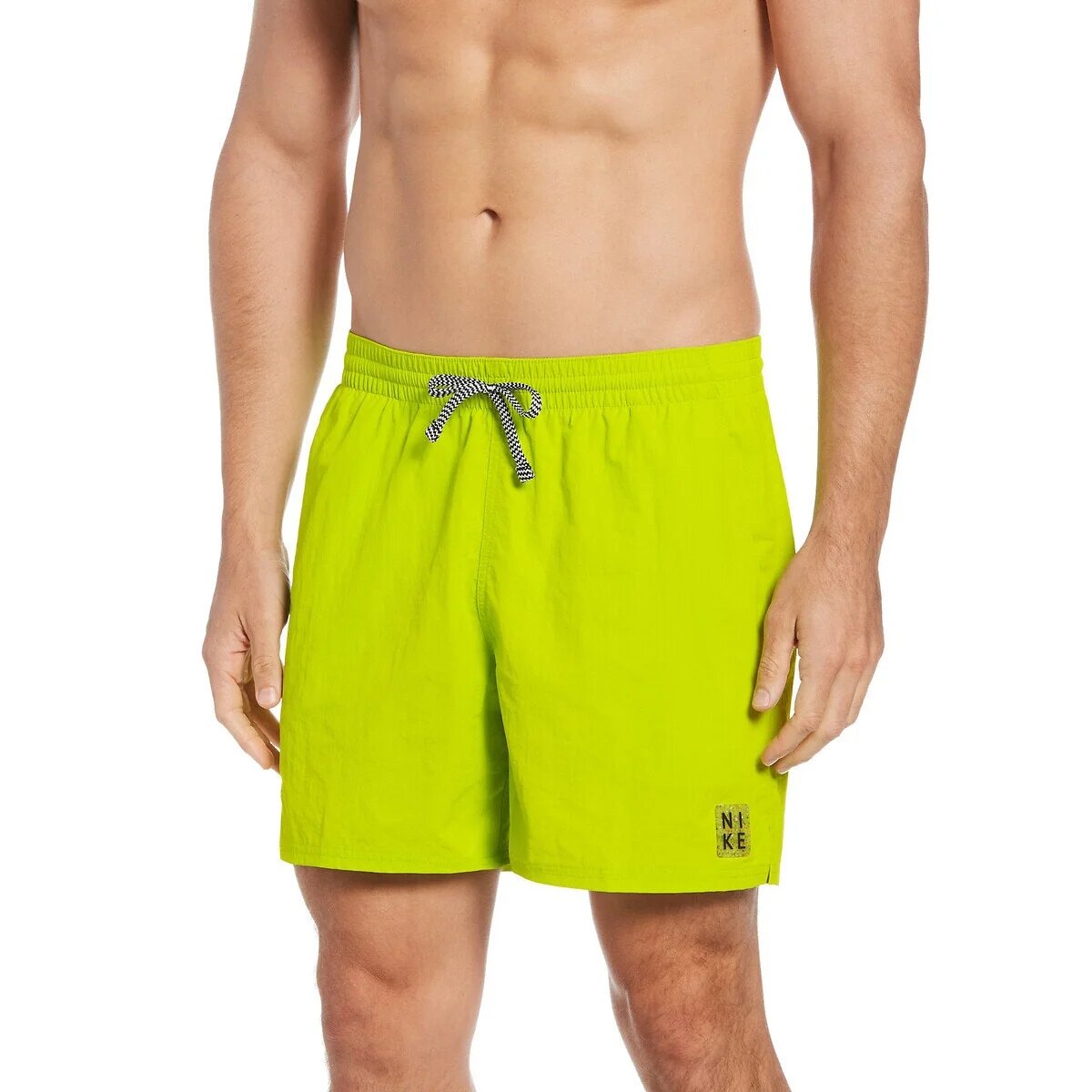 Yellow Fluorescent Nike Swim Shorts