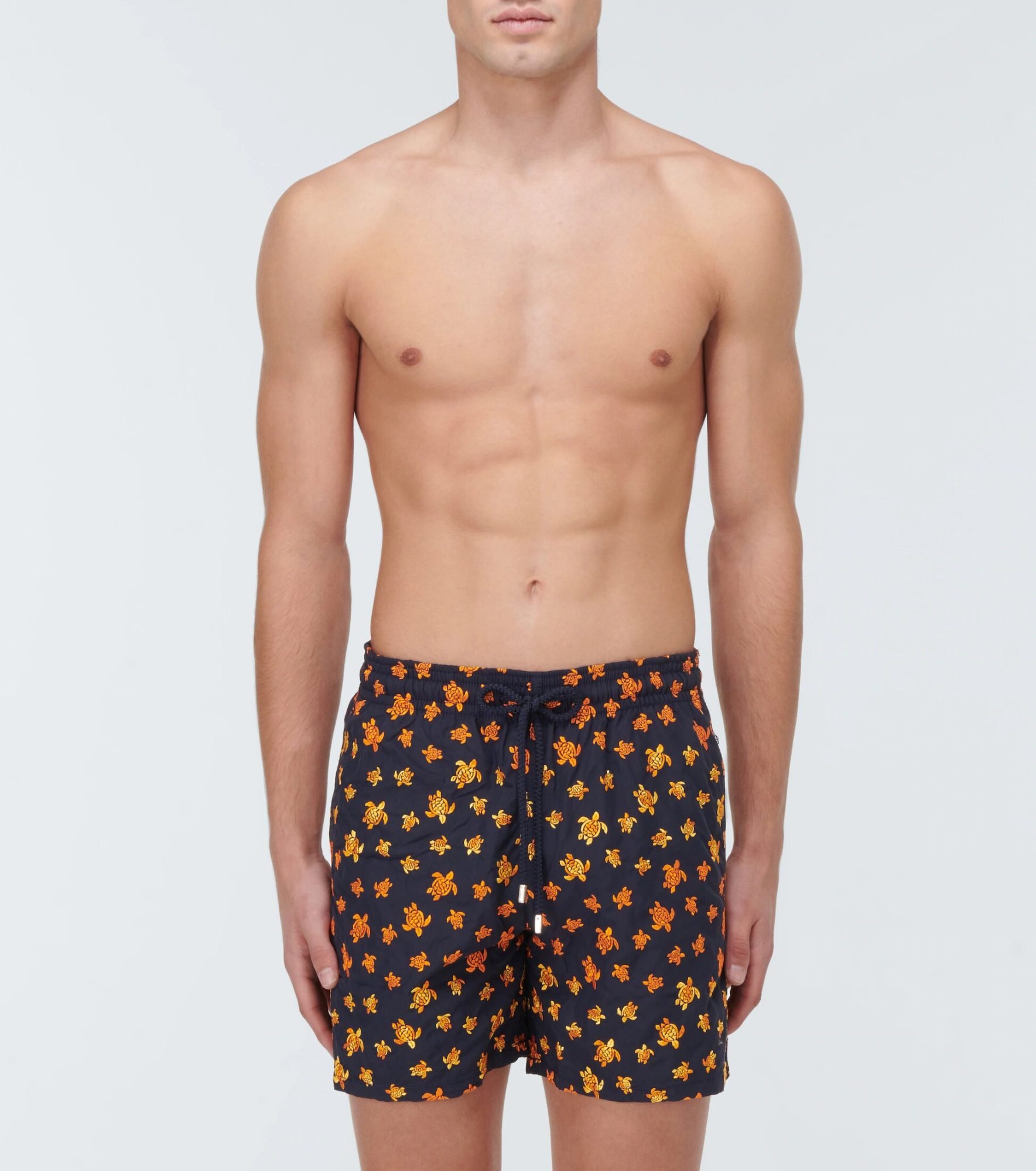 Embroidered Mistral Swim Shorts Vilebrequin