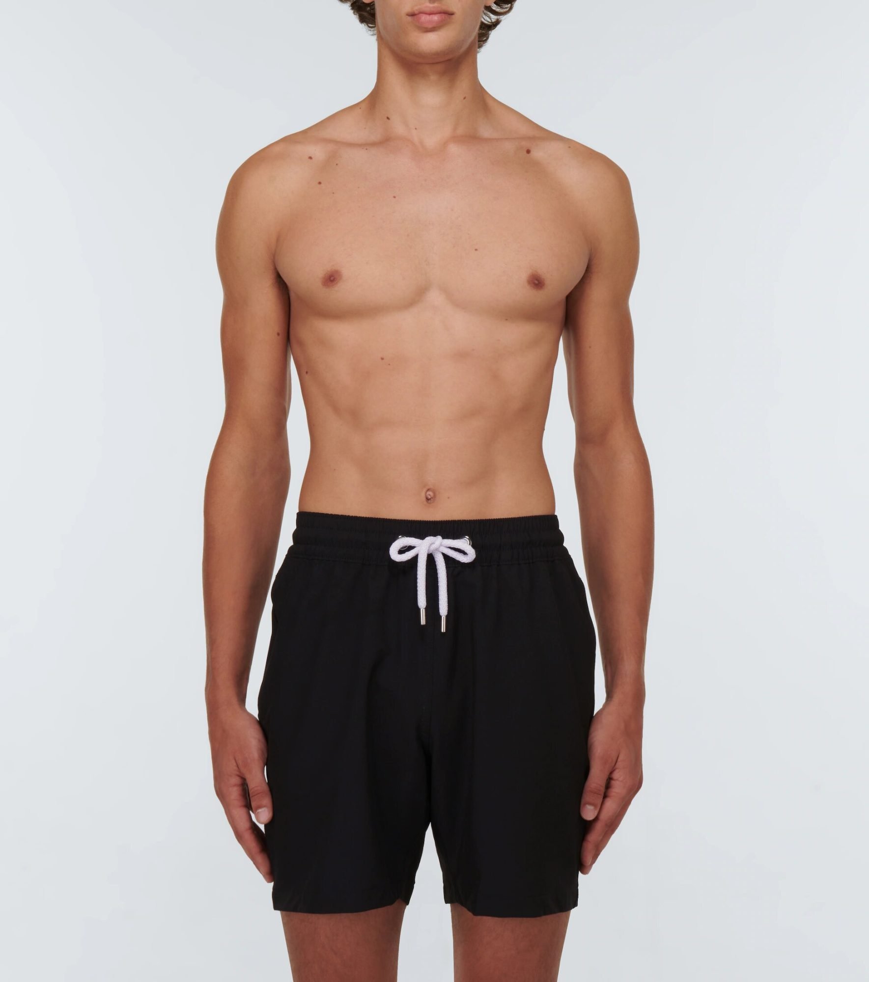 Black Spandex swim shorts by Frescobol Carioca