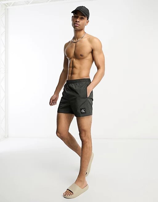 Minimalist black swim shorts Calvin Klein