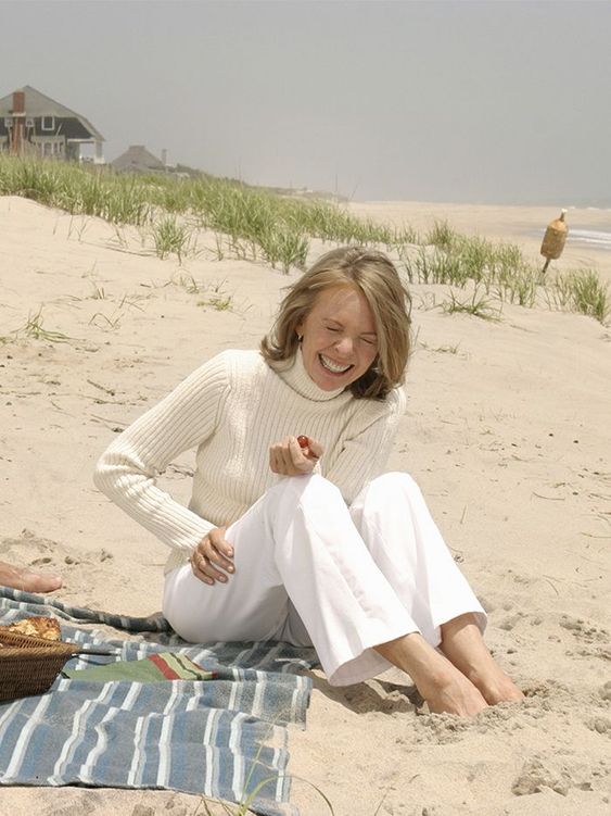 Coastal Grandma look of Diane Keaton