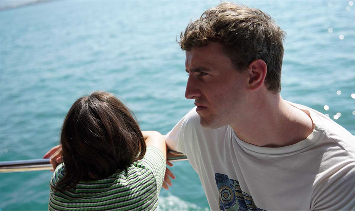 Scene from Aftersun film