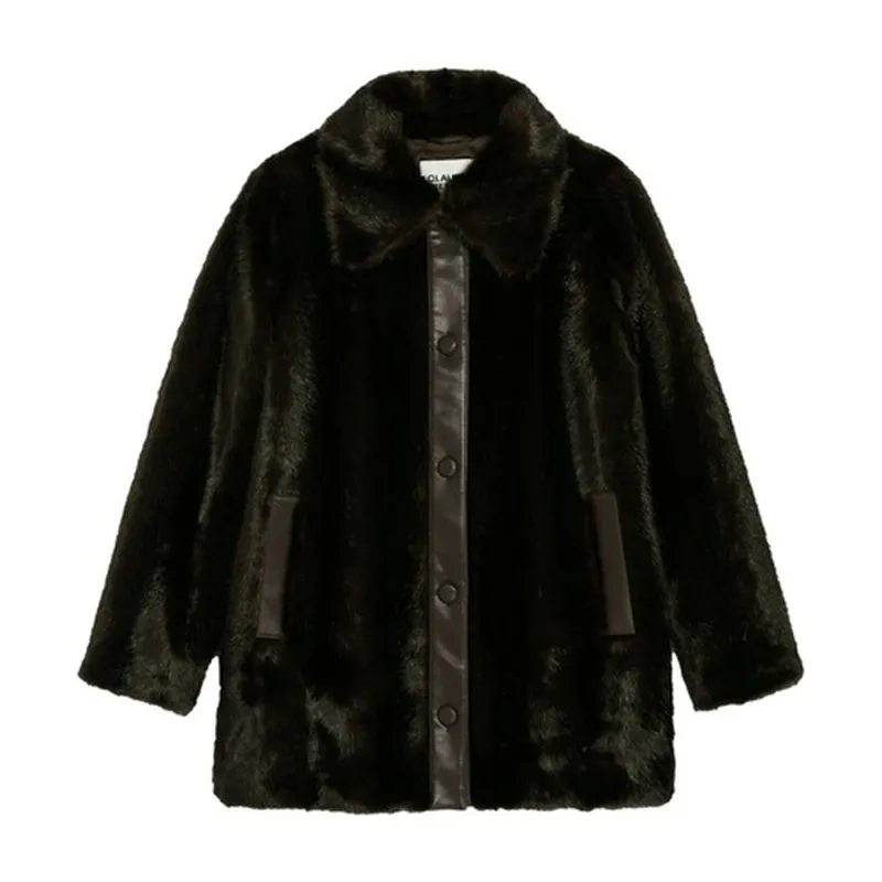 The fluffy coat will be the comfort piece of this winter 28 manteau mi long fausse fourrure f51ffb769a9a20cb912c38e1d1a27b6c Modalova