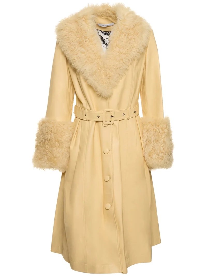 Saks Potts Foxy shearling coat