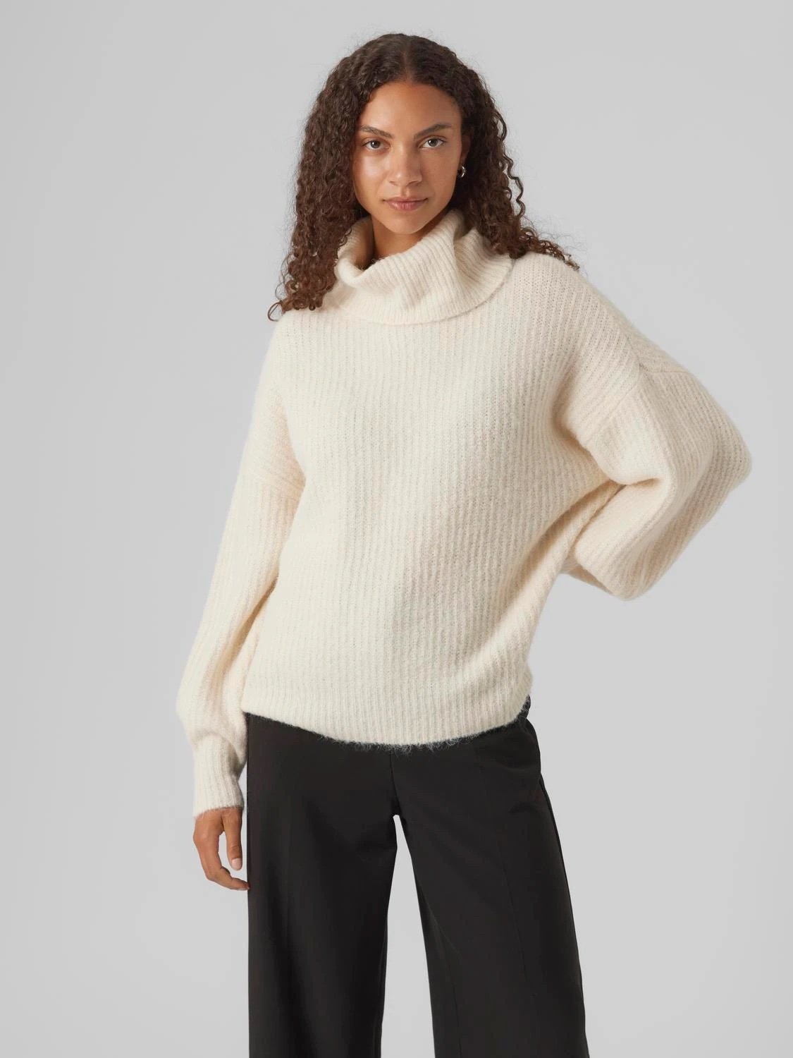 Ribbed turtleneck sweater Vero Moda