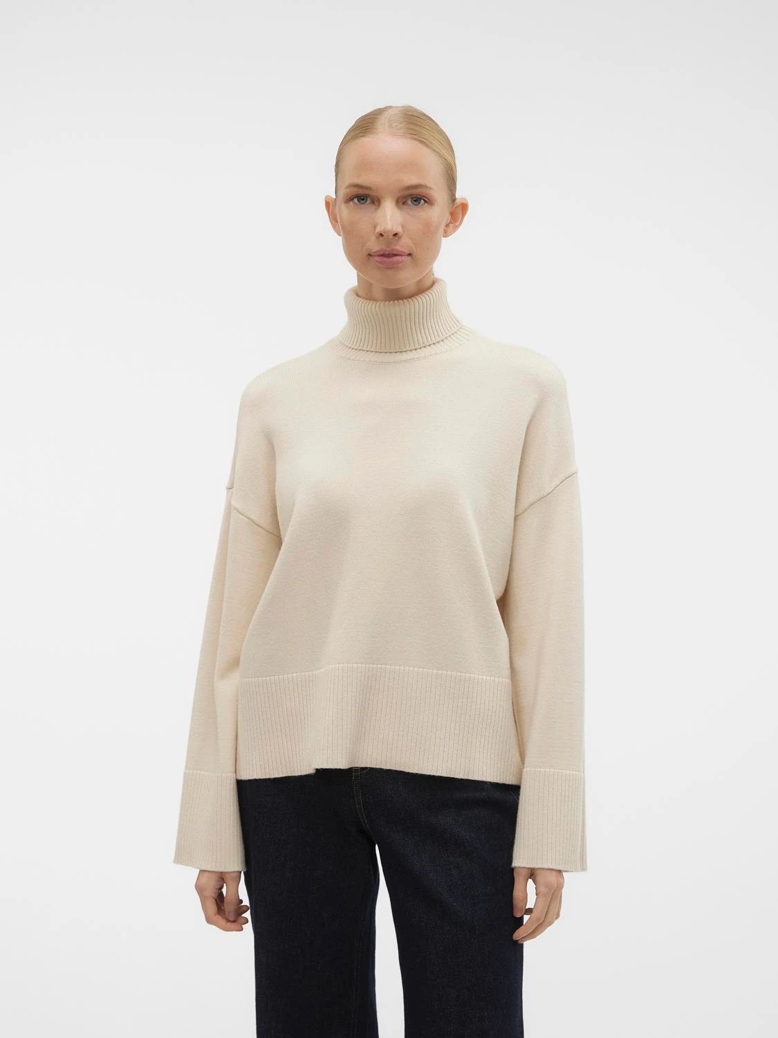 Long sleeve ribbed turtleneck Vero Moda