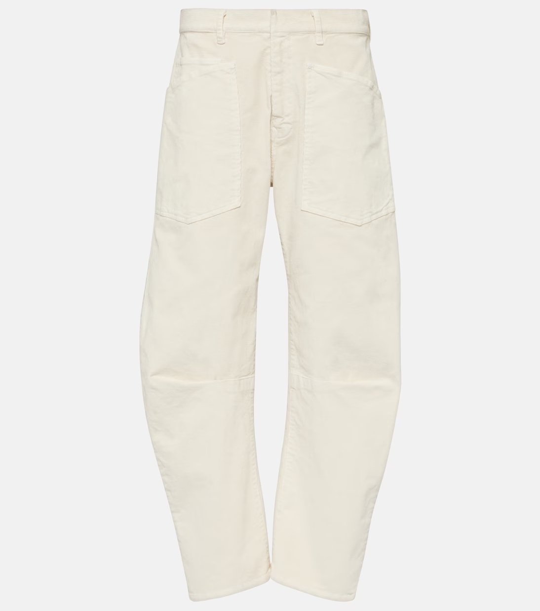 Nili Lotan white corduroy pants