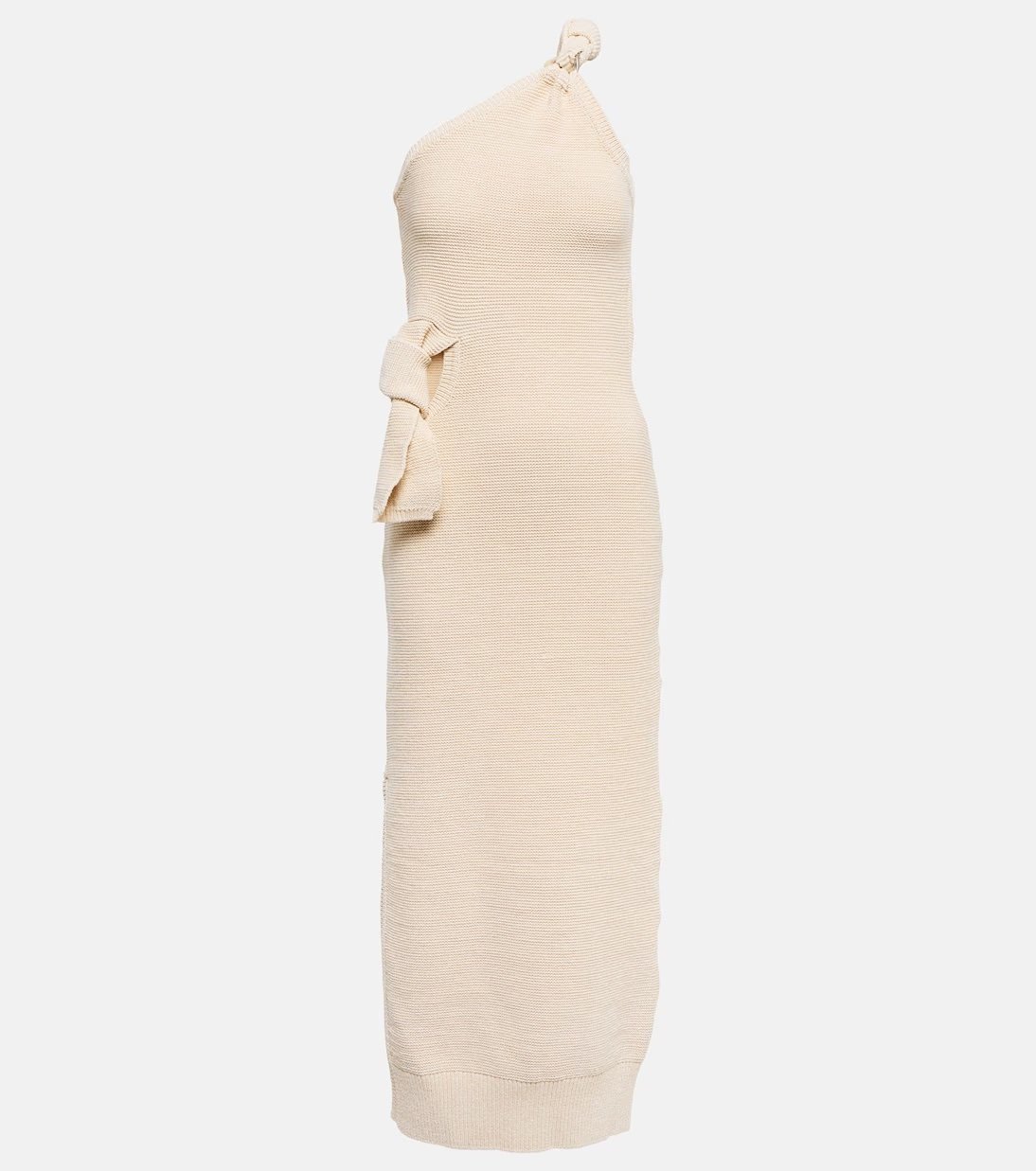 Knitted midi dress with bow Jacquemus