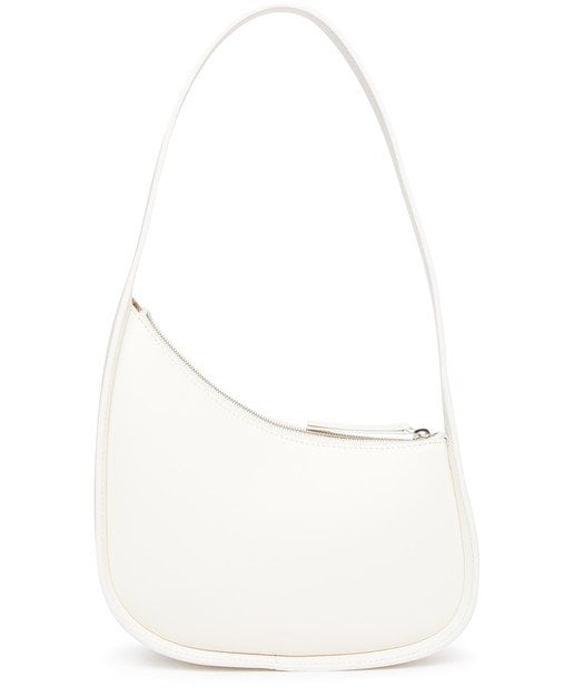 The Row white half-moon bag