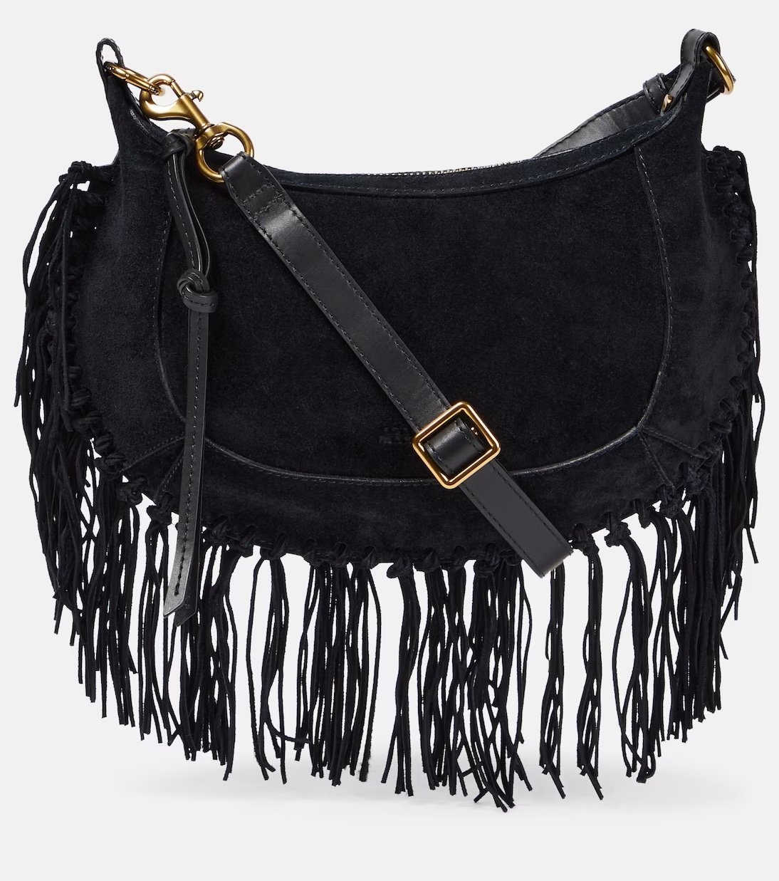 Isabel Marant suede half-moon bag