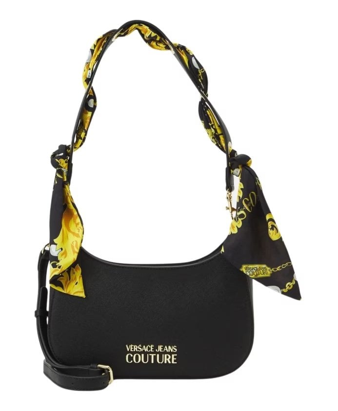 Versace Jeans Couture leather half-moon bag