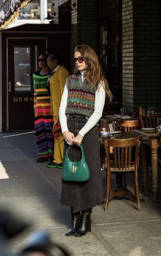 Women's Grandpa Core look