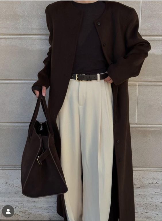 Vintage outfit with Margaux Bag The Row