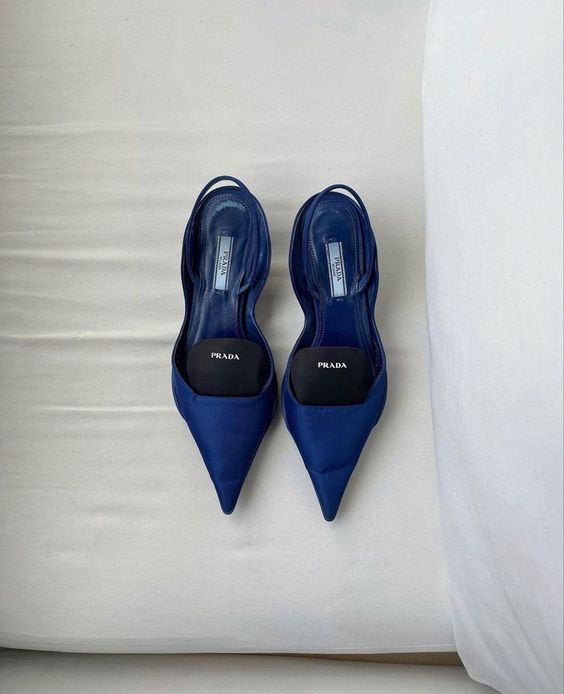 Cobalt blue Prada heels