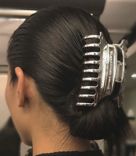 Alexander Wang silver hair clip