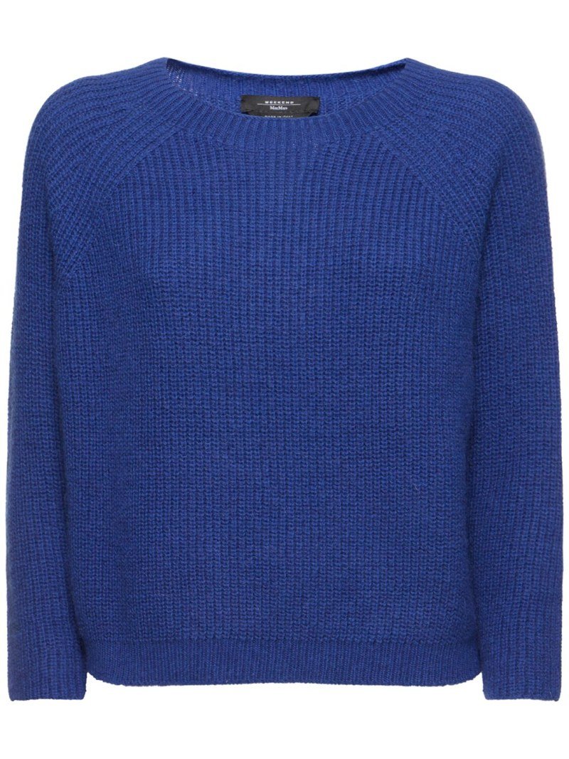 Cobalt blue Weekend Max Mara knitted sweater