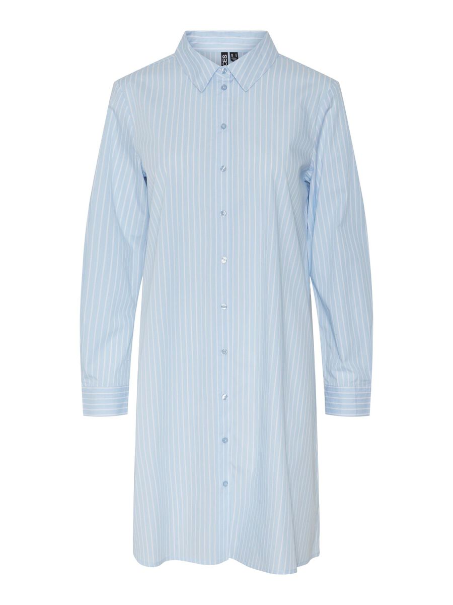 Blue striped shirt dress Pieces