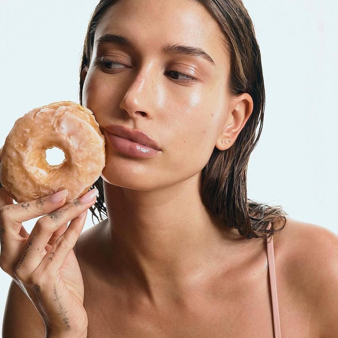 Glazed Donut Nails - Hailey Bieber