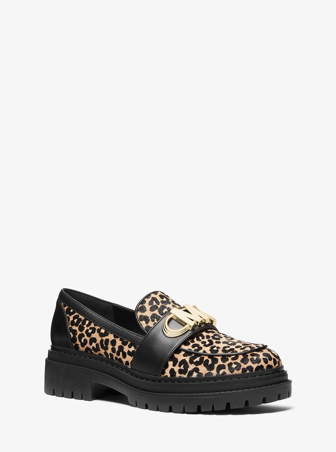 Leopard print loafers Michael Kors