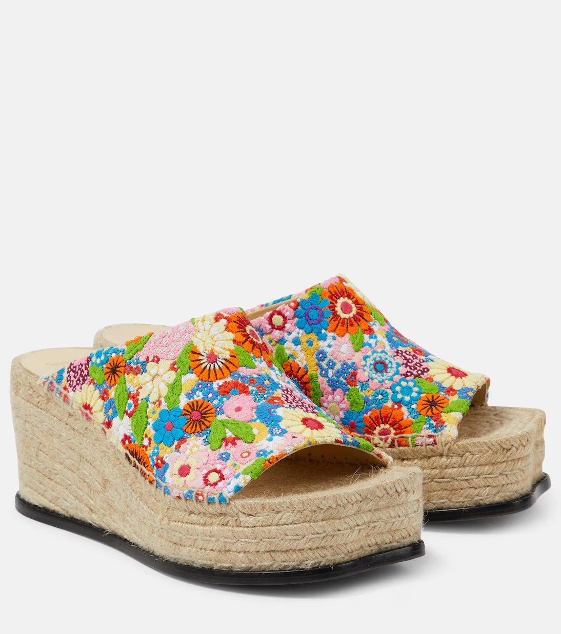 Loewe and Paula's Ibiza wedge mules