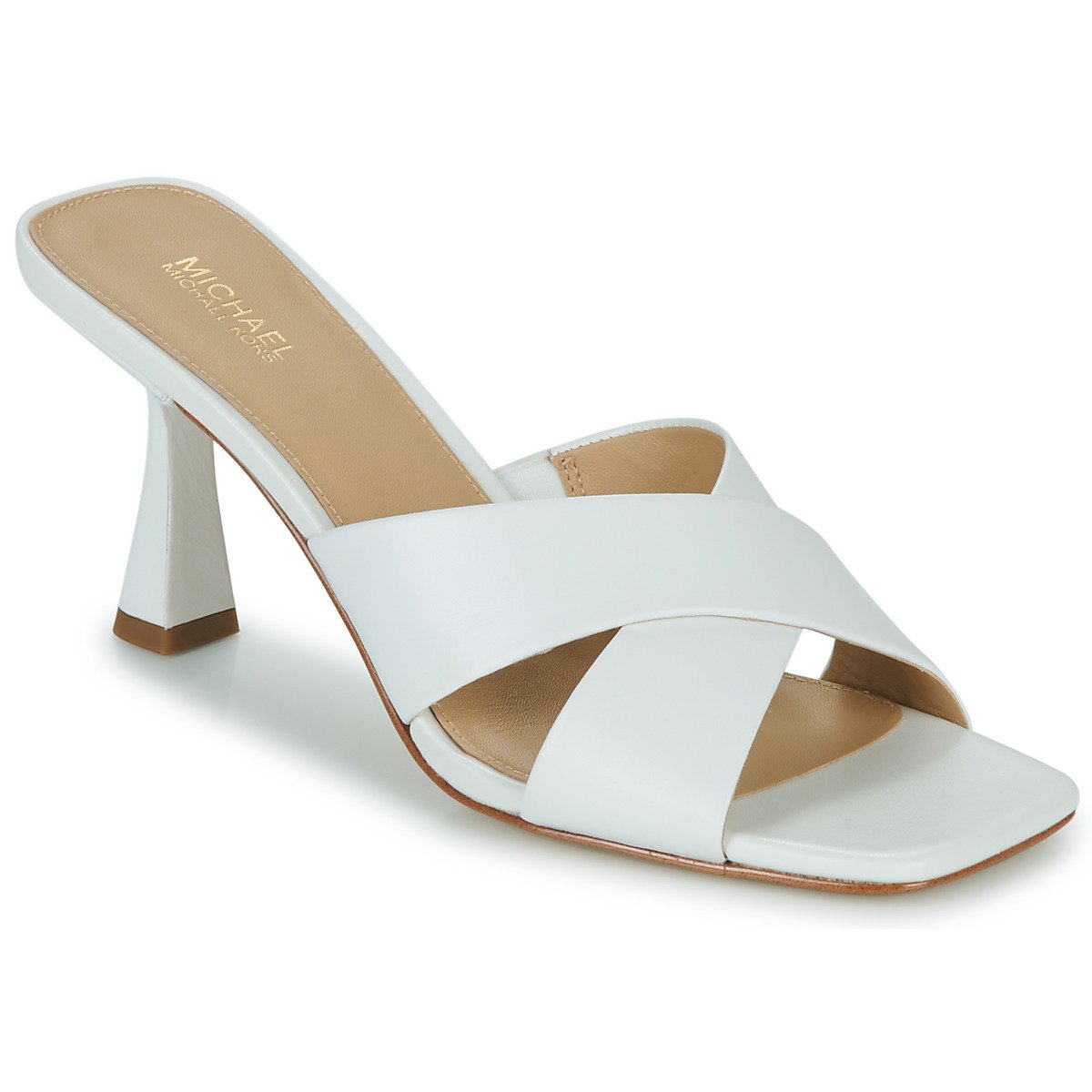 White heeled mules Michael Kors