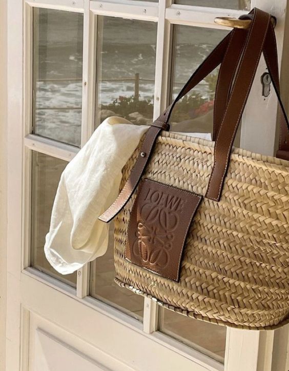 Loewe Raffia Basket