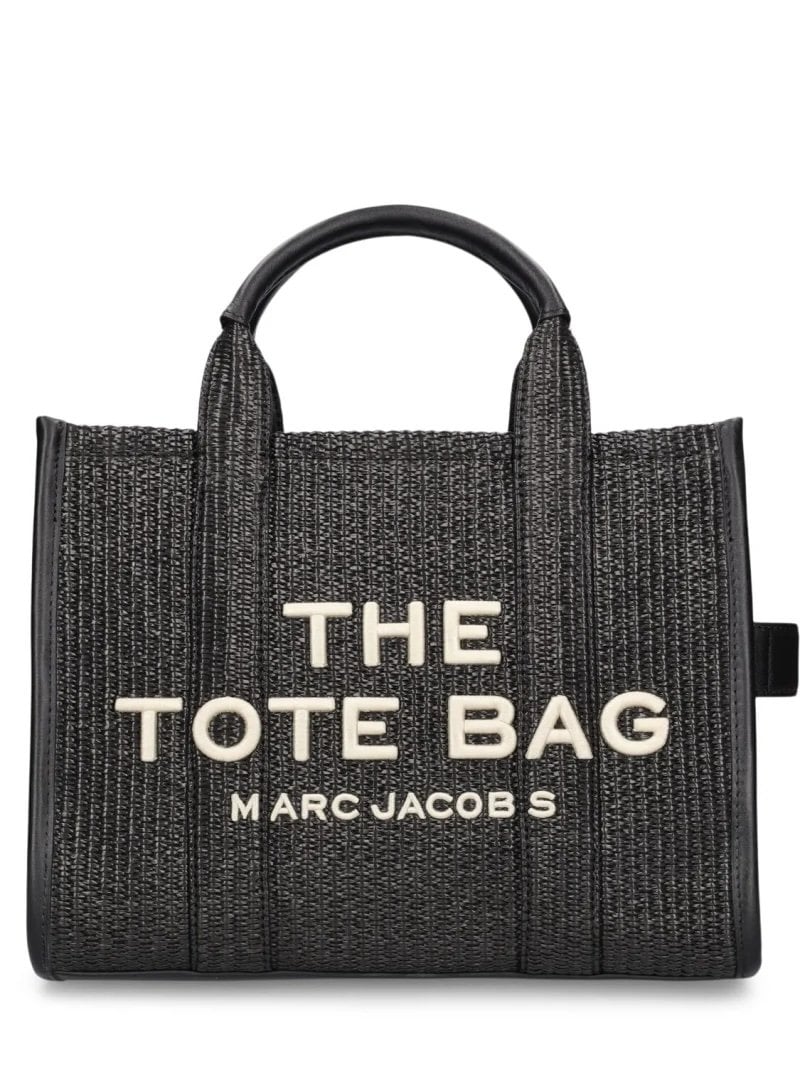 Black Marc Jacobs Raffia Tote Bag