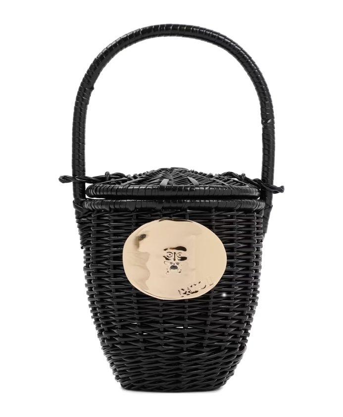 Patou Wicker Bucket Bag