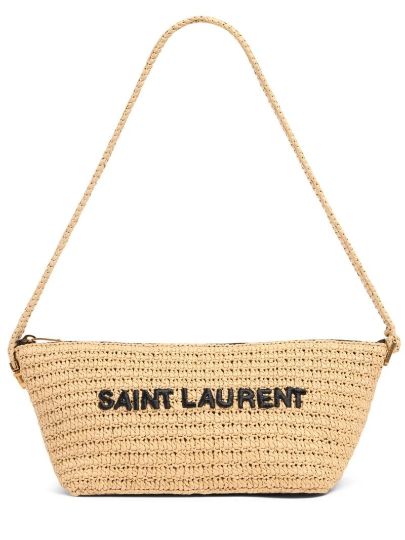 Raffia Fanny Pack Saint Laurent