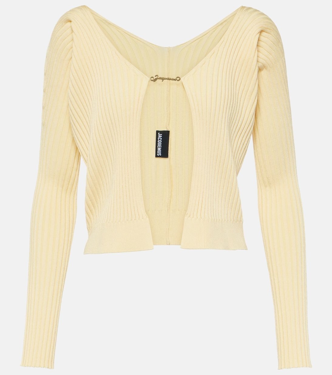 Jacquemus buttermilk yellow cardigan