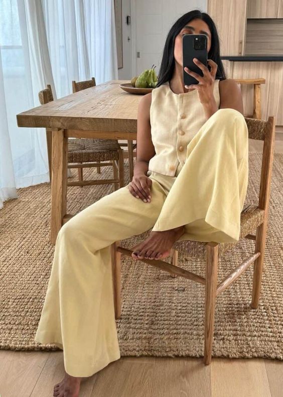 Buttermilk yellow outfit