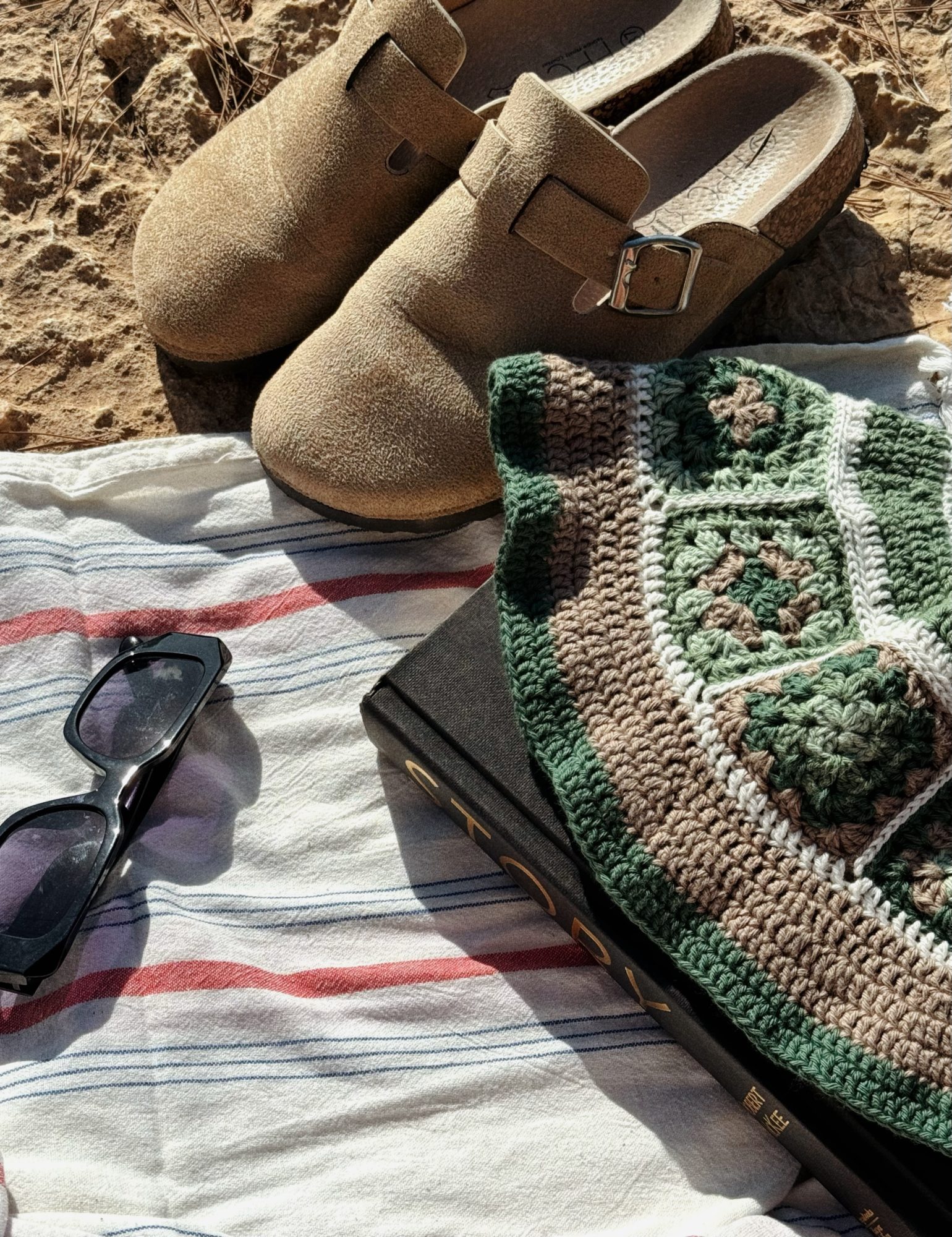 Handmade crochet bucket hat