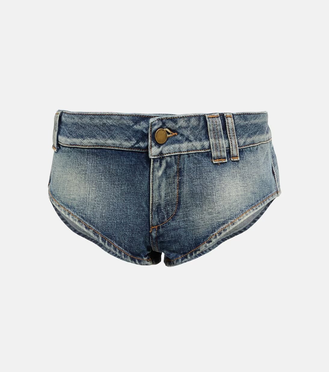 Denim mini shorts Alessandra Rich