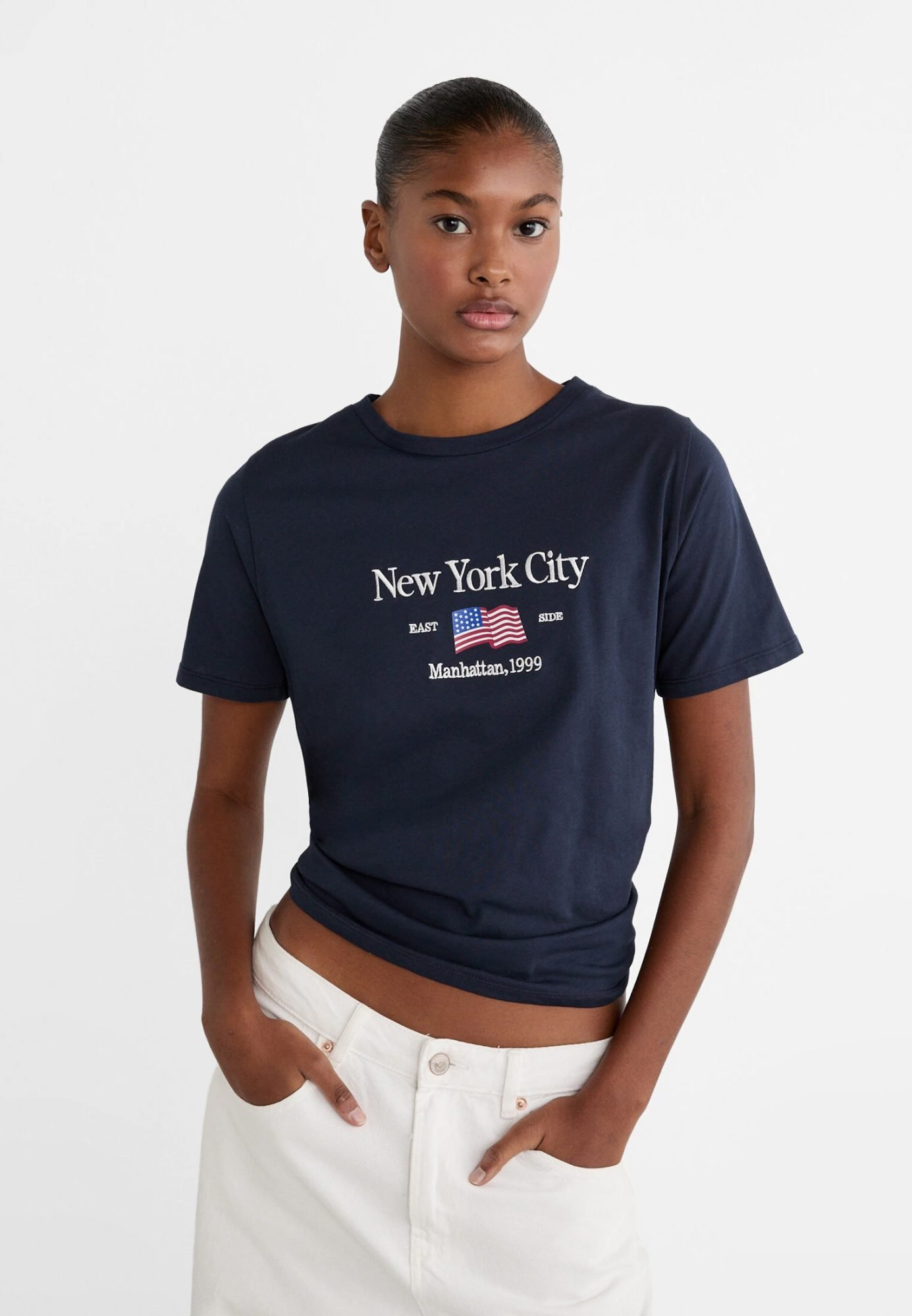 New York T-shirt Stradivarius