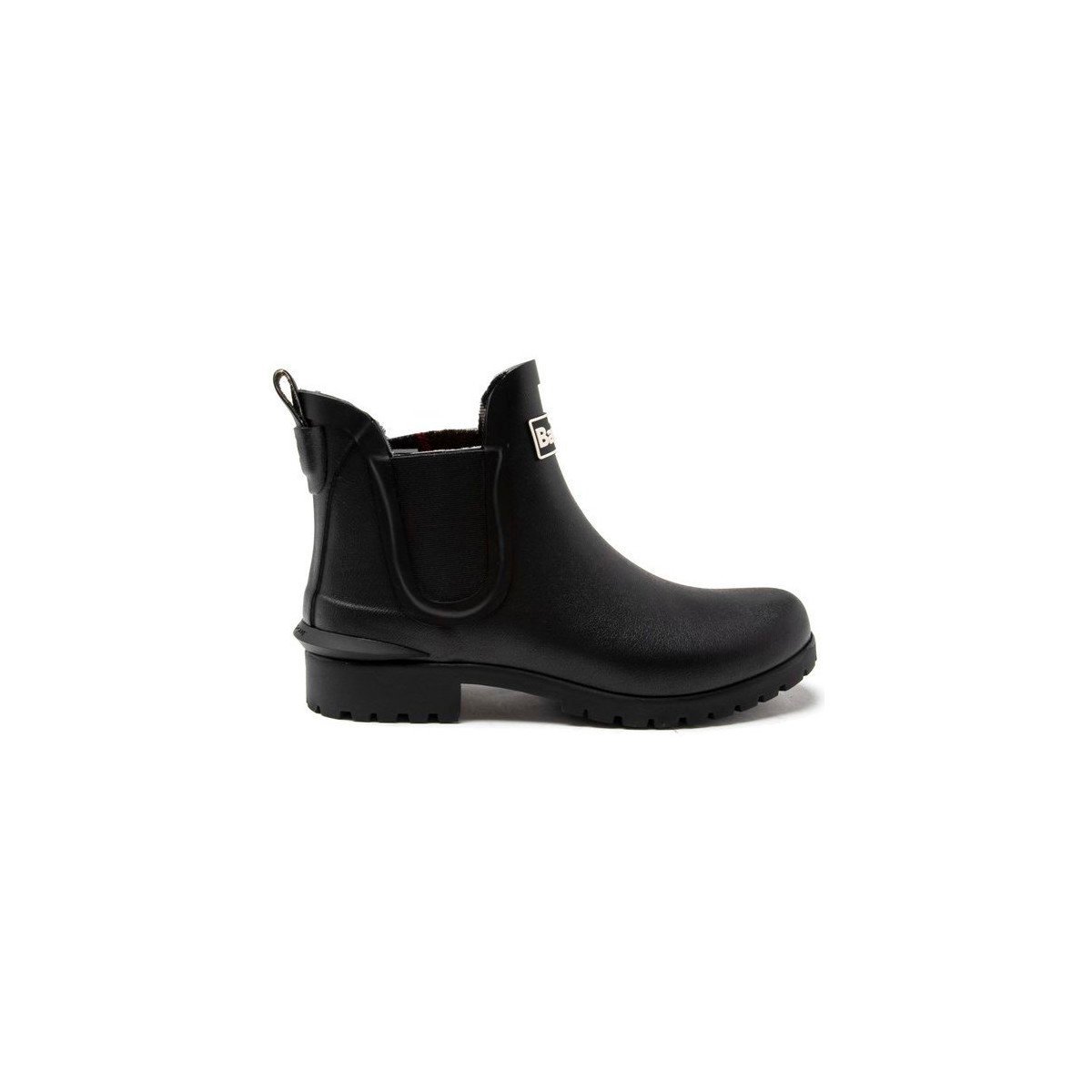 Black low boots Barbour