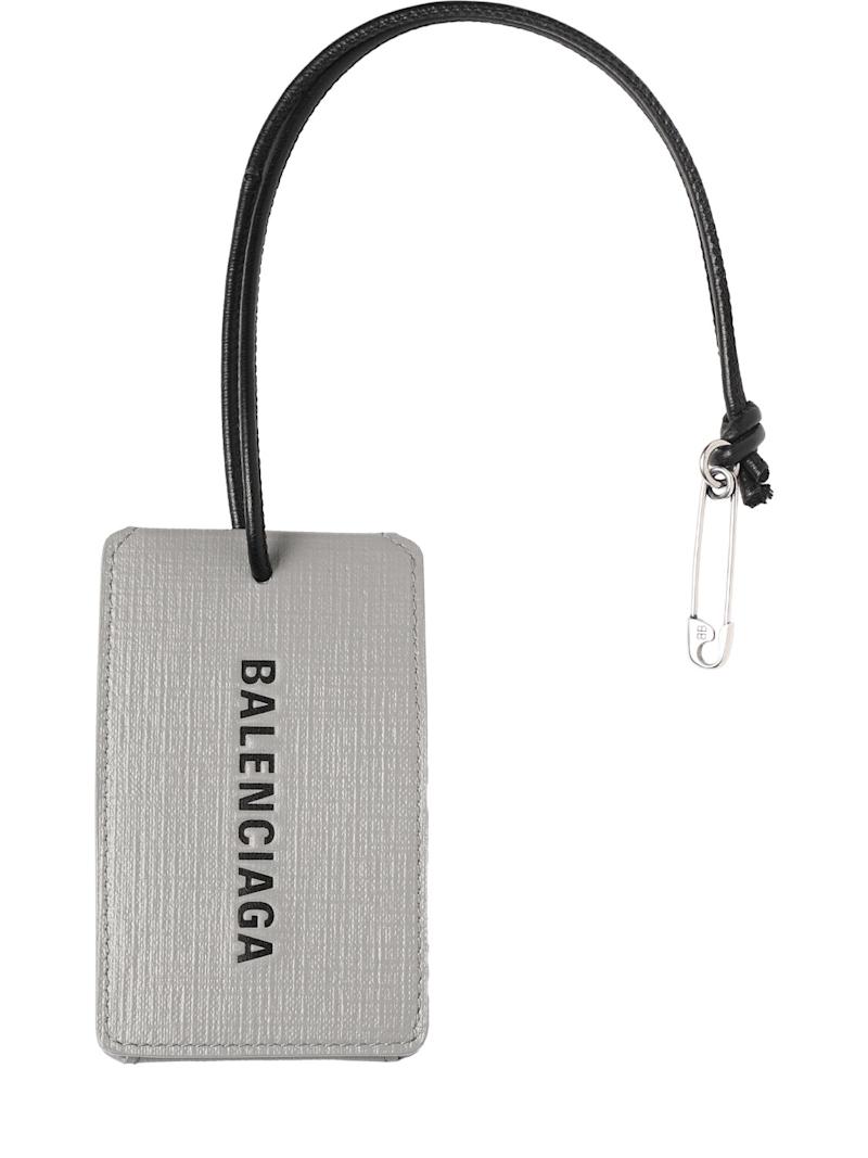 Balenciaga tag keychain