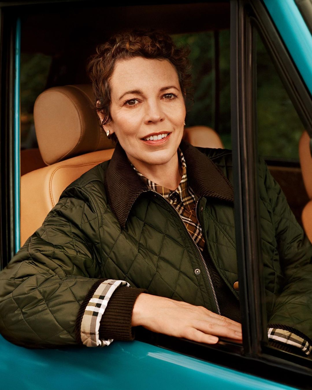 Photo pour la campagne It's Always Burberry Weather avec Olivia Colman