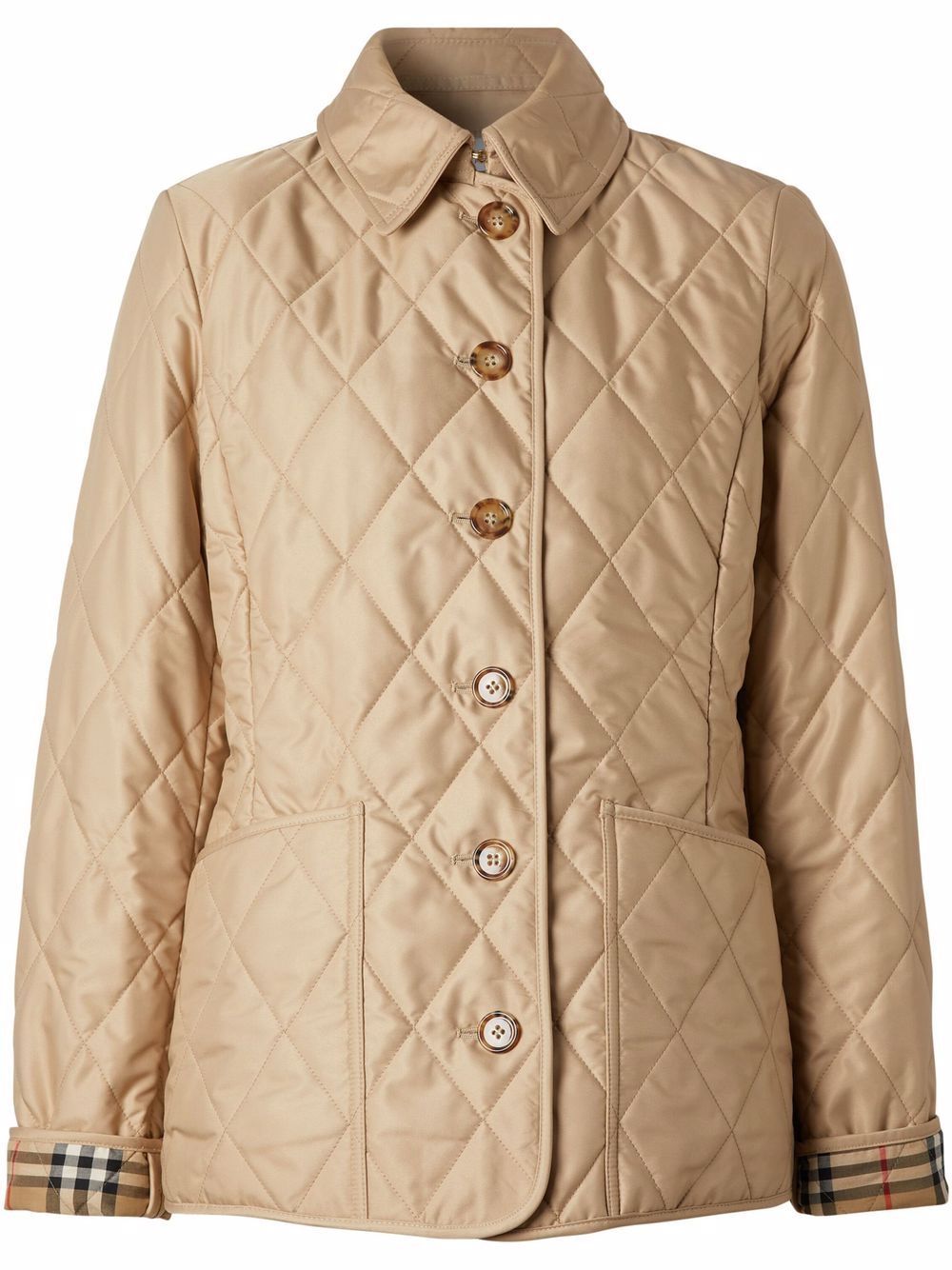 Beige quilted jacket Burberry