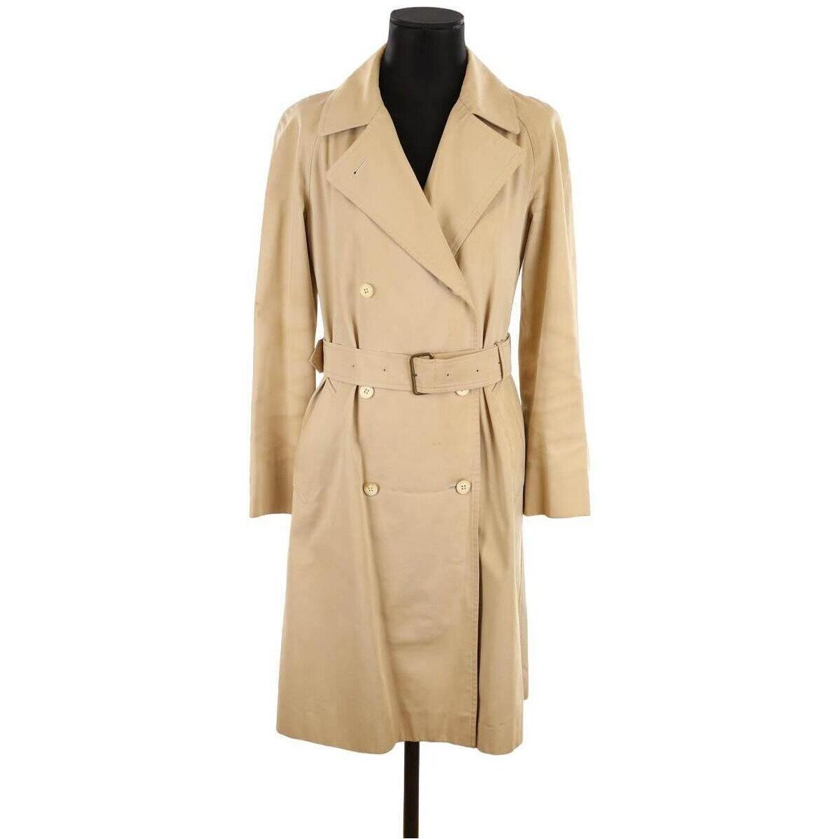 Women's Burberry trench coat in beige cotton