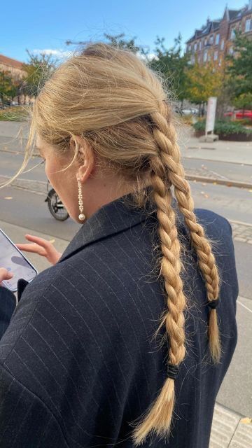 double braids hairstyle