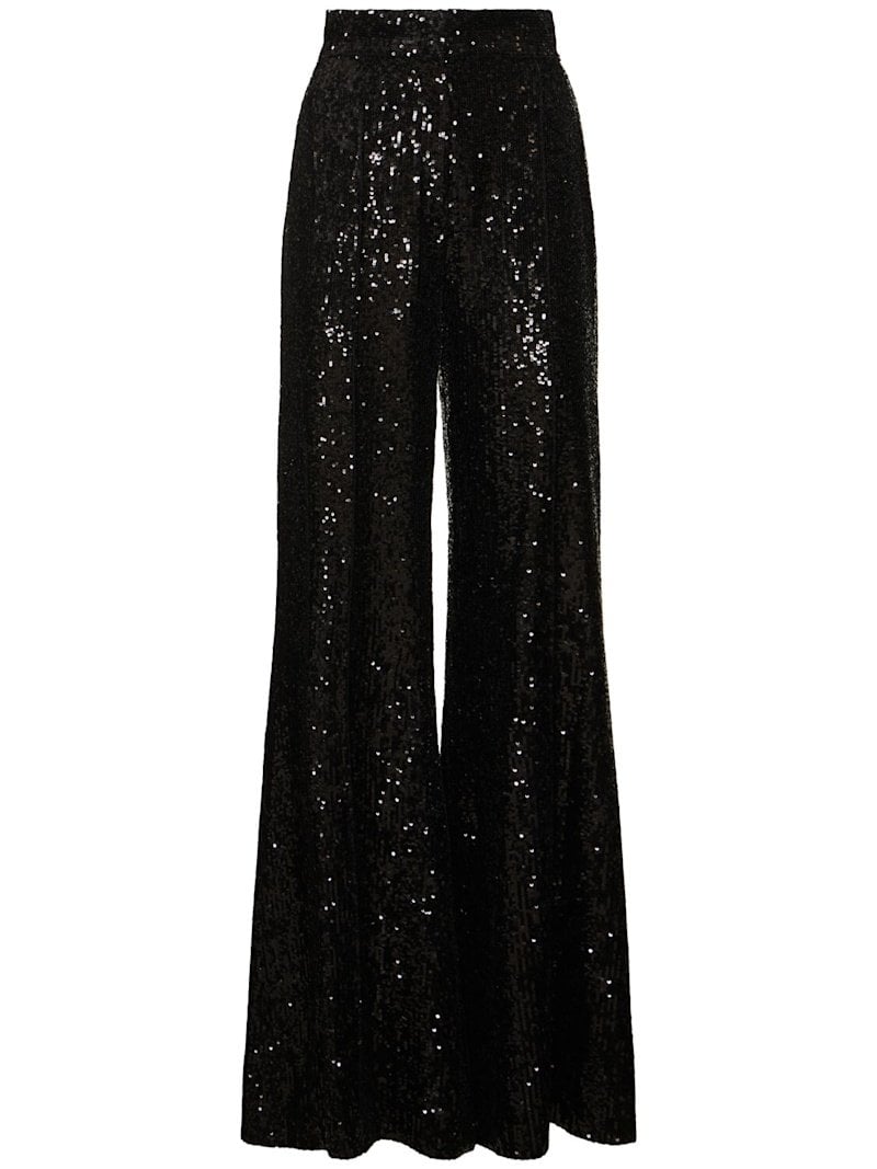 Flared sequin pants Elie Saab