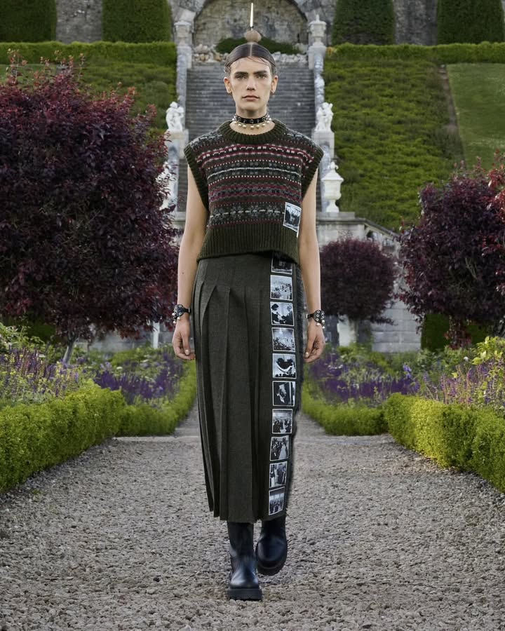 Look Cruise show Dior 2025 The Kilt