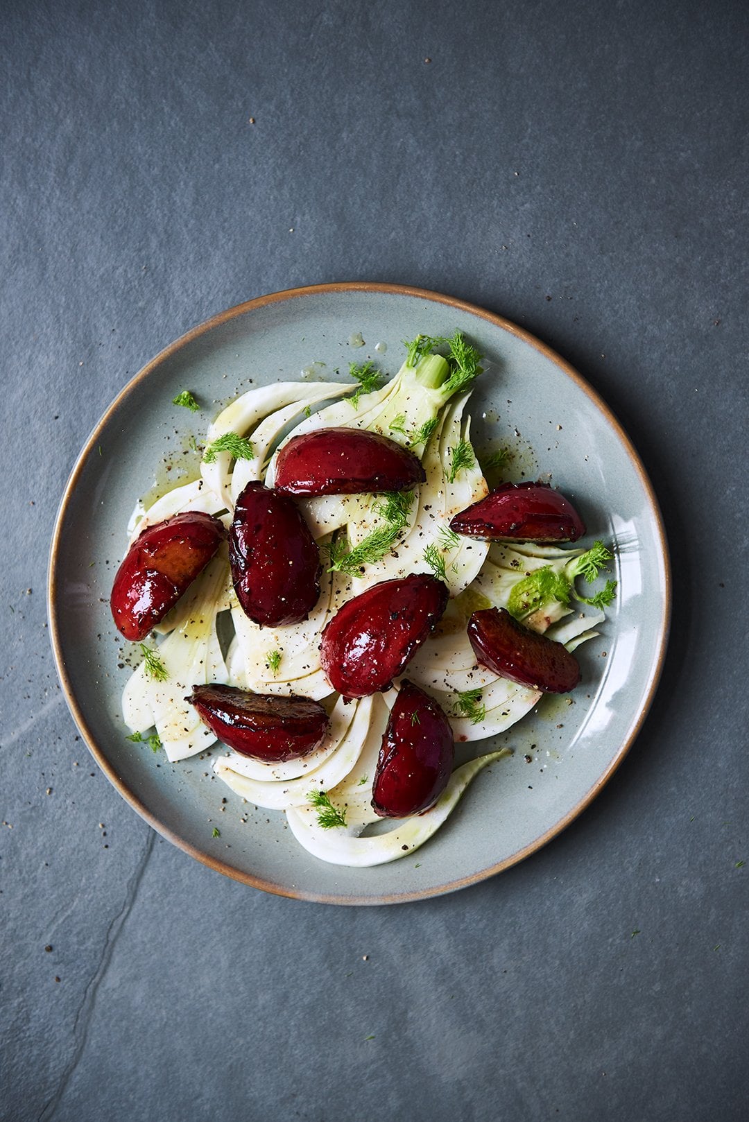 NOON Salad Fennel Plum